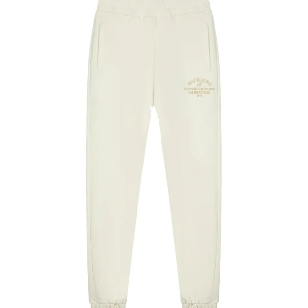 Malelions Hidden Amazon joggingbroek dames off white