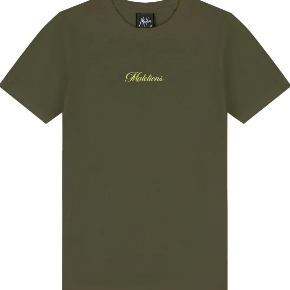Malelions Studio shirt junior moss green