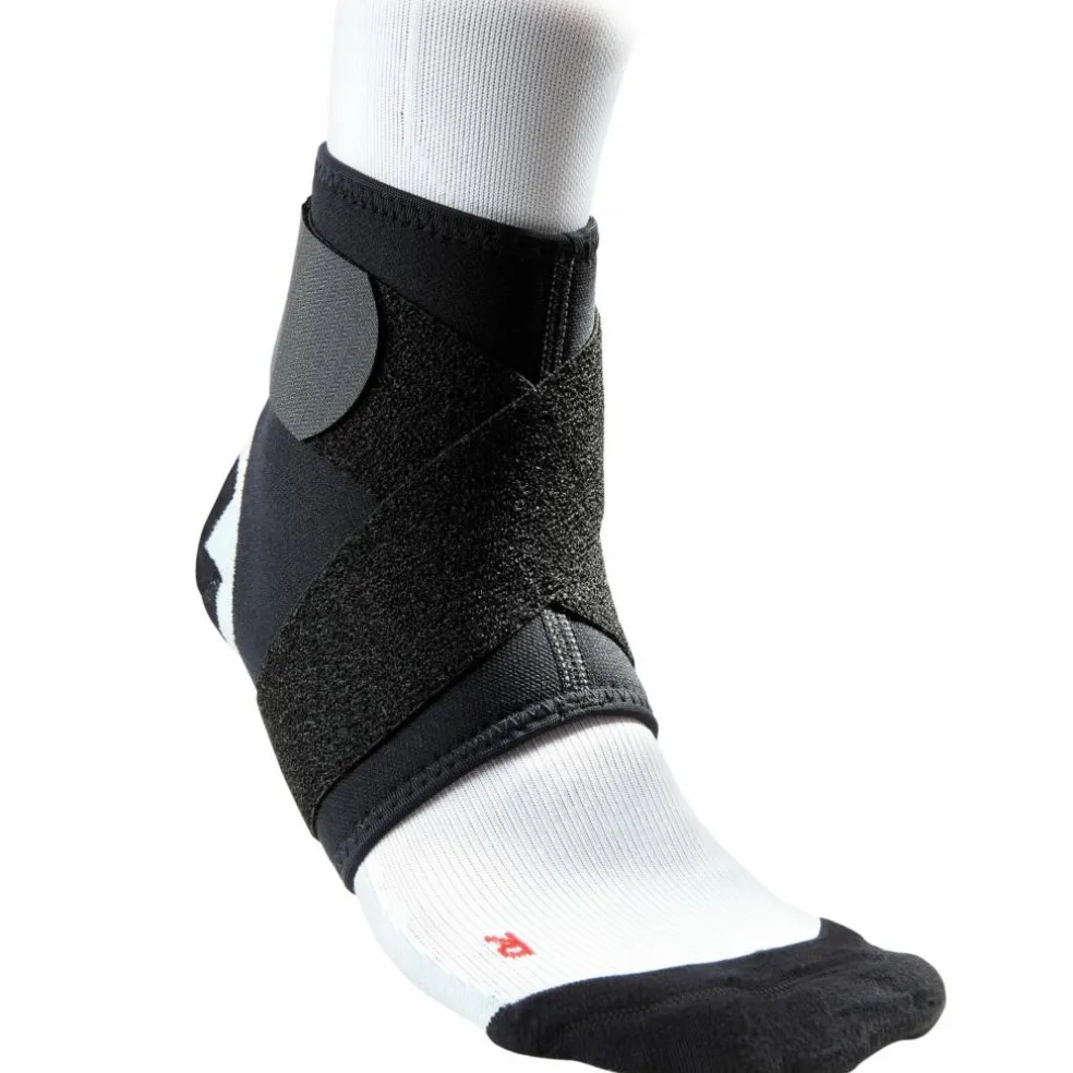 McDavid Neopreen Strap enkelsleeve zwart - EU 48+