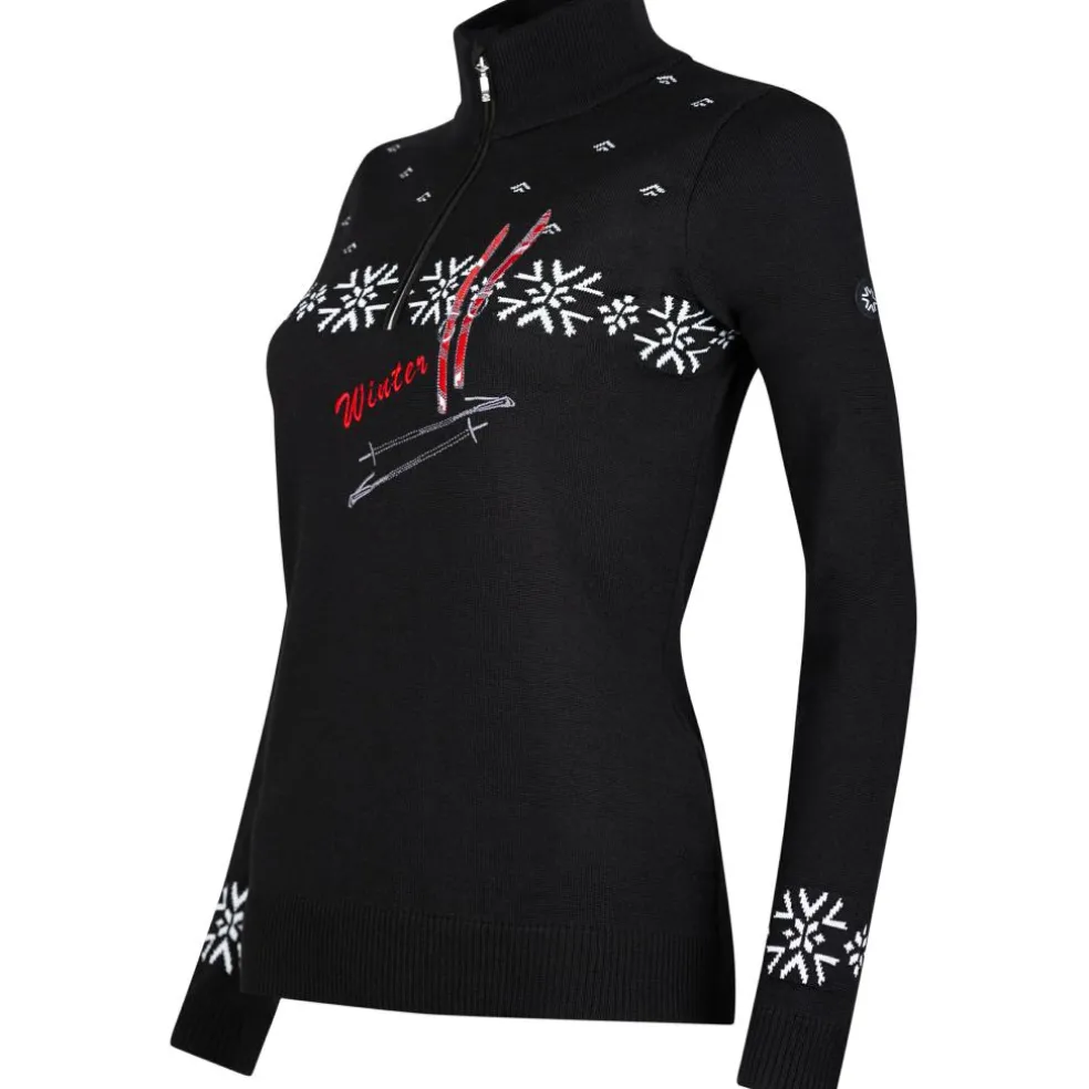 Newland Engelberg skipully dames black white