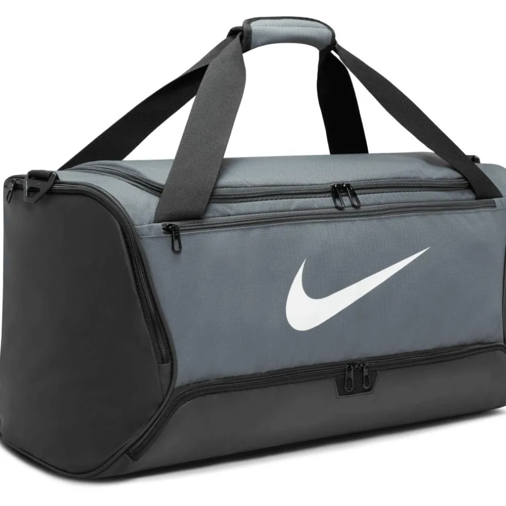 Nike Brasilia 9.5 sporttas iron grey black