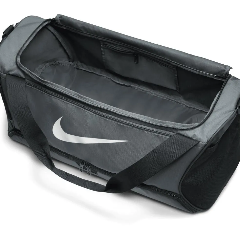 Nike Brasilia 9.5 sporttas iron grey black