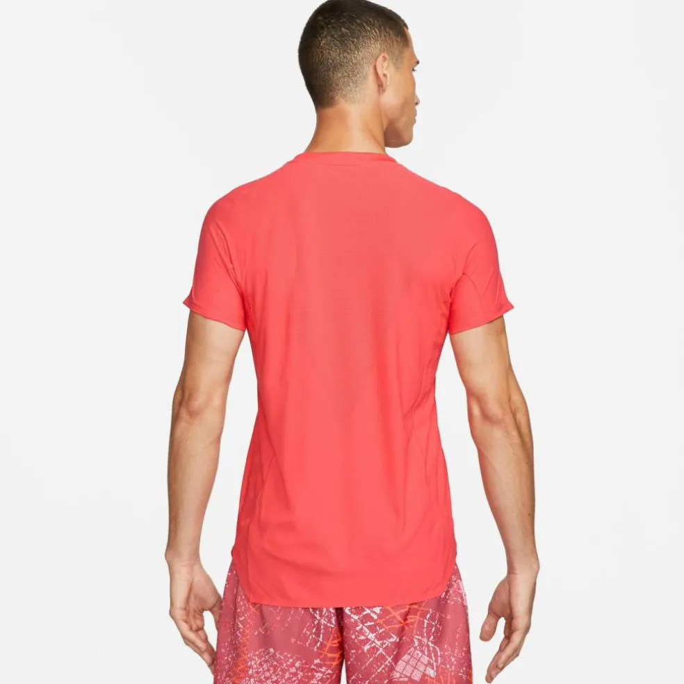 Nike Court Dri-FIT ADV Slam tennispolo heren orange ember glow white