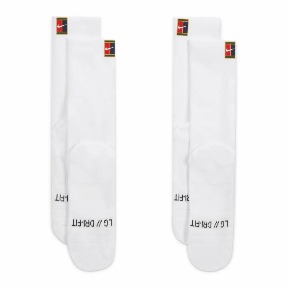 Nike Court Multiplier Cushioned tennissokken heren white