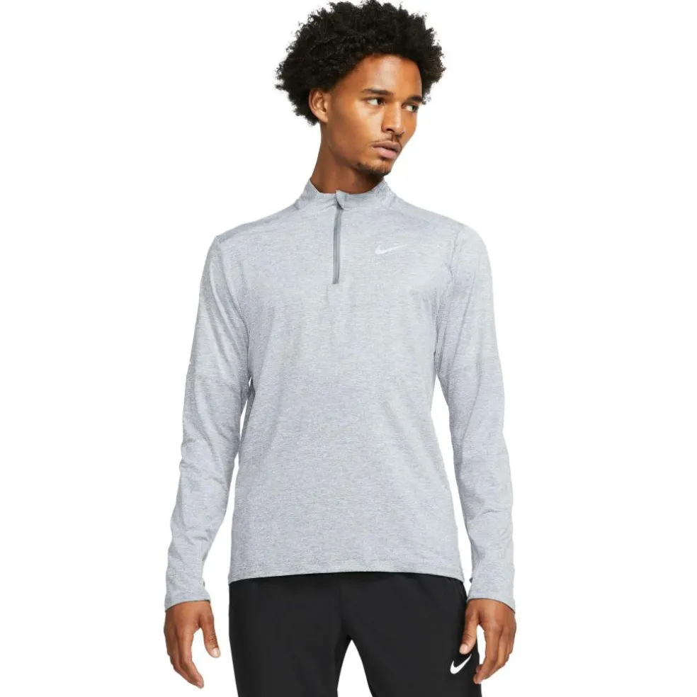 Nike Element Dri-FIT hardloopshirt heren smoke grey grey fog reflective silver