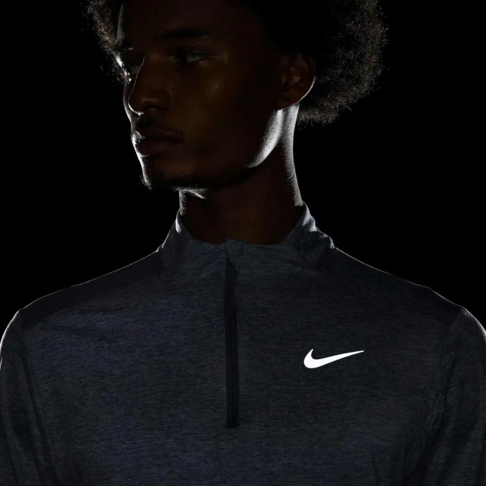 Nike Element Dri-FIT hardloopshirt heren smoke grey grey fog reflective silver