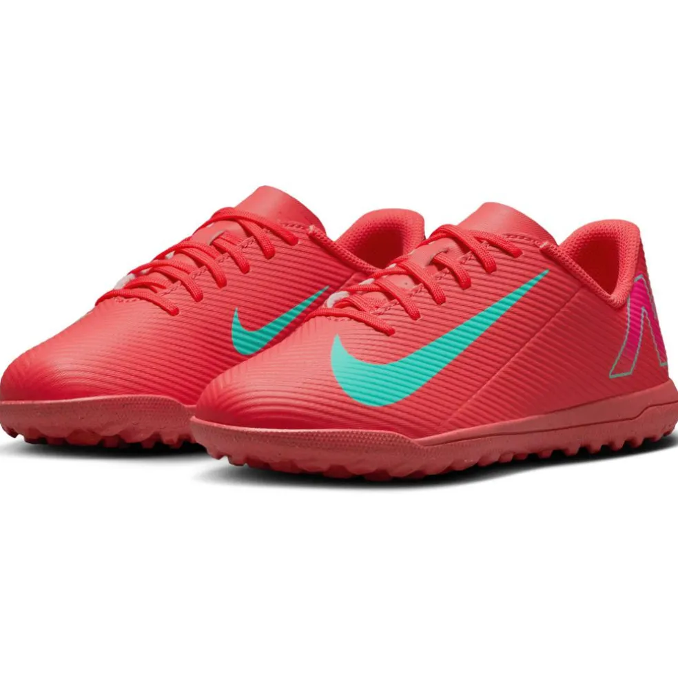 Nike Mercurial Vapor 16 Club TF voetbalschoenen junior ember glow aurora green