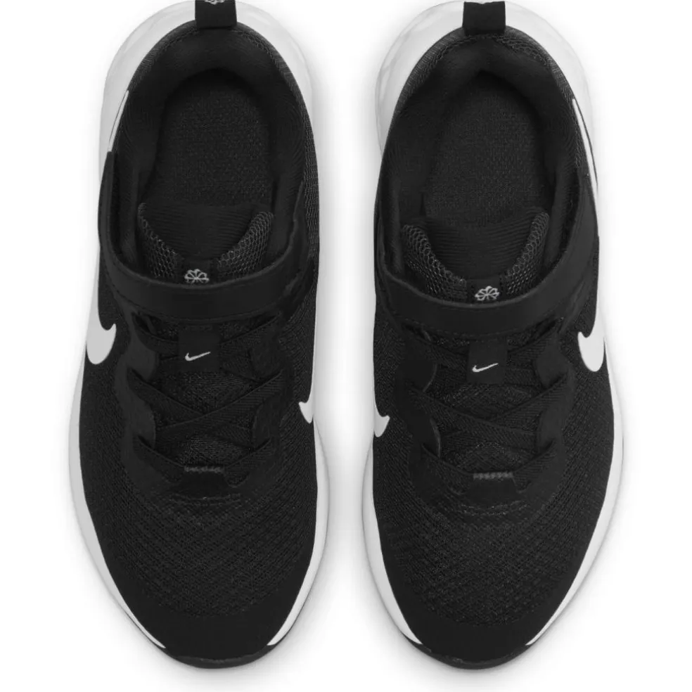 Nike Revolution 6 schoenen junior black dark smoke grey white