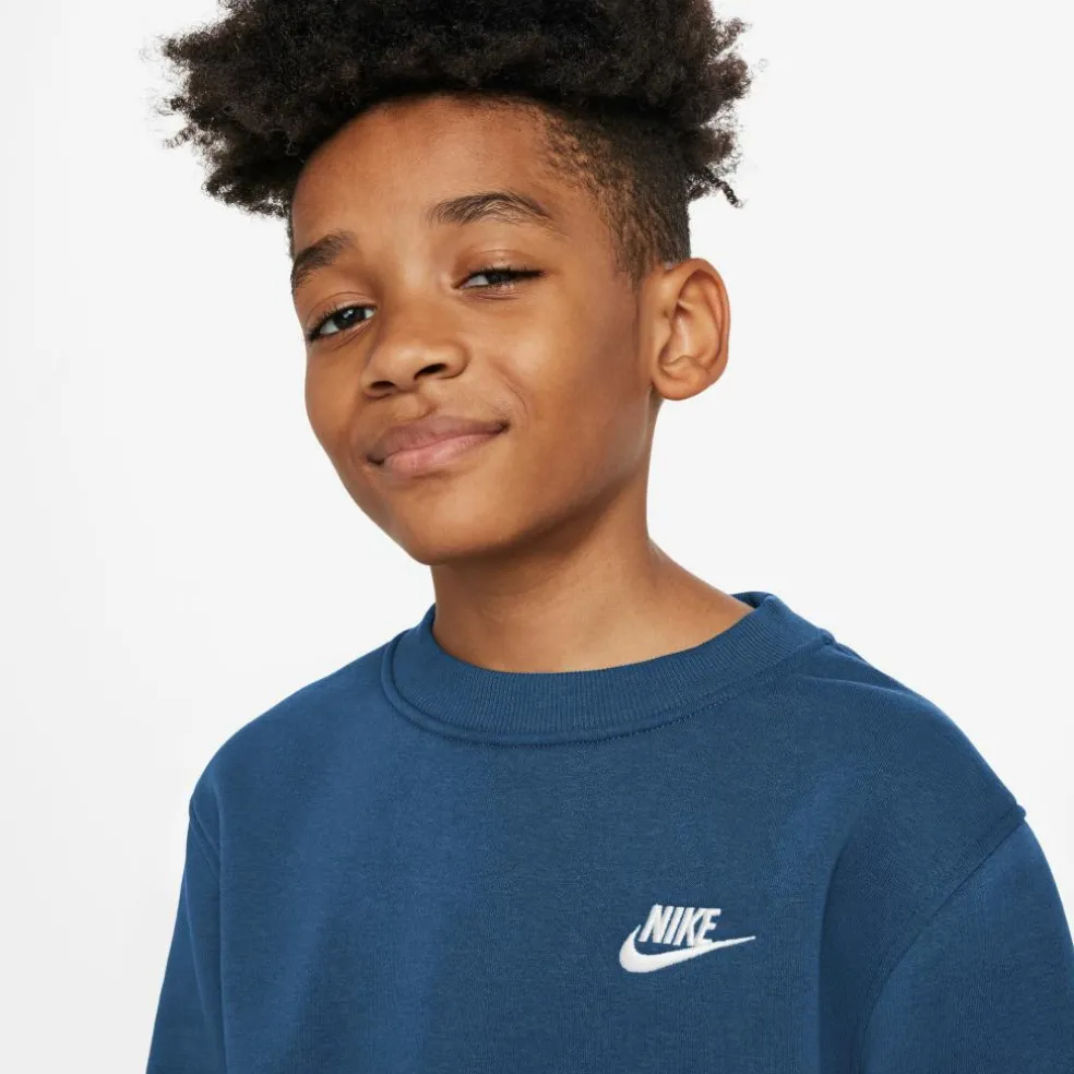 Nike Sportswear Club Fleece sweater junior court blue white