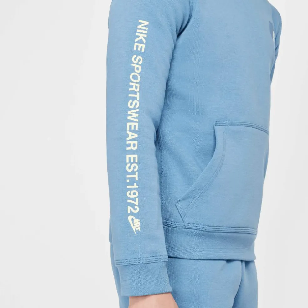 Nike Standard Issue hoodie junior aegean storm