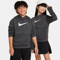 Nike Therma-FIT Multi+ hoodie junioren black anthracite  white
