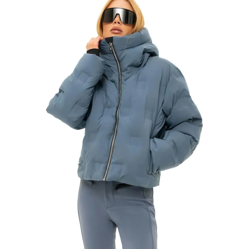 NIKKIE Newport N winterjas dames dusty blue