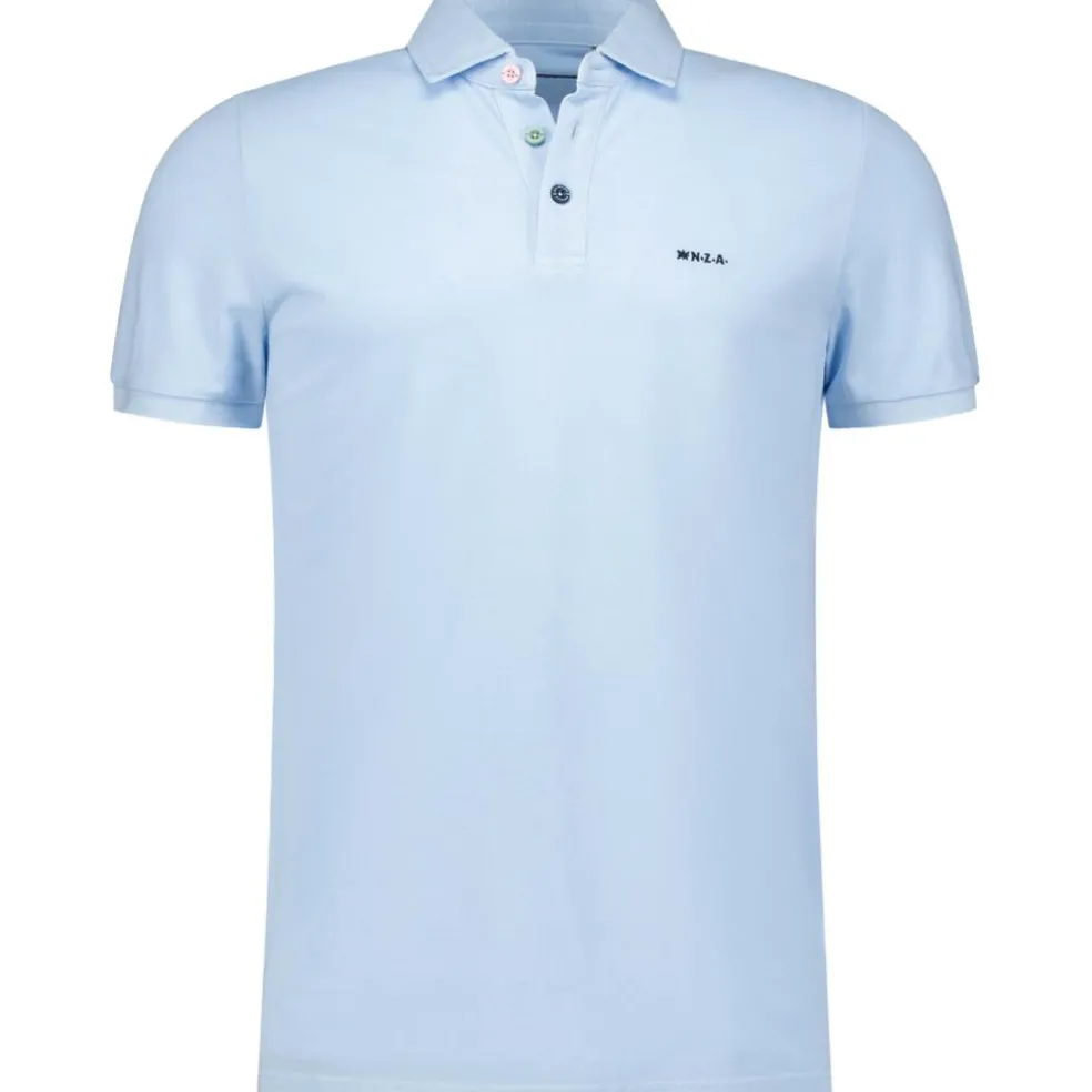 NZA New Zealand Auckland polo heren pastel blue
