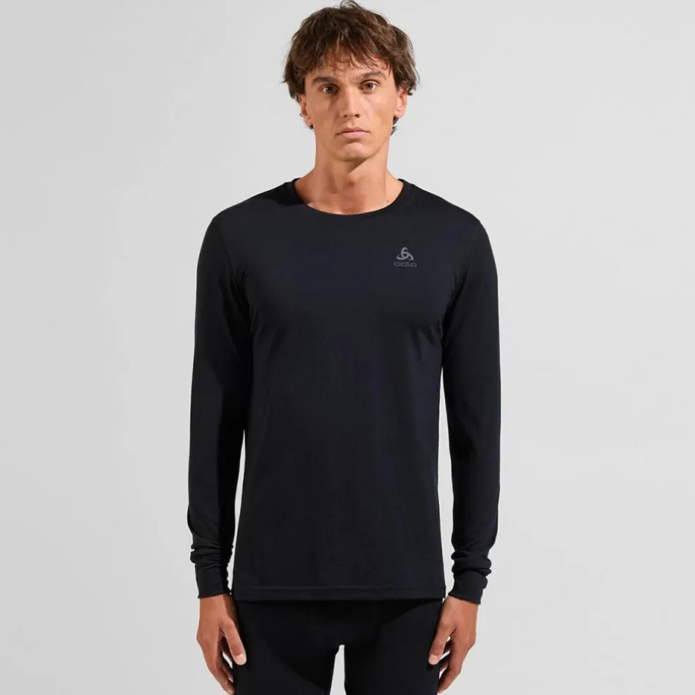 ODLO Natural Merino 200 LS thermoshirt heren black