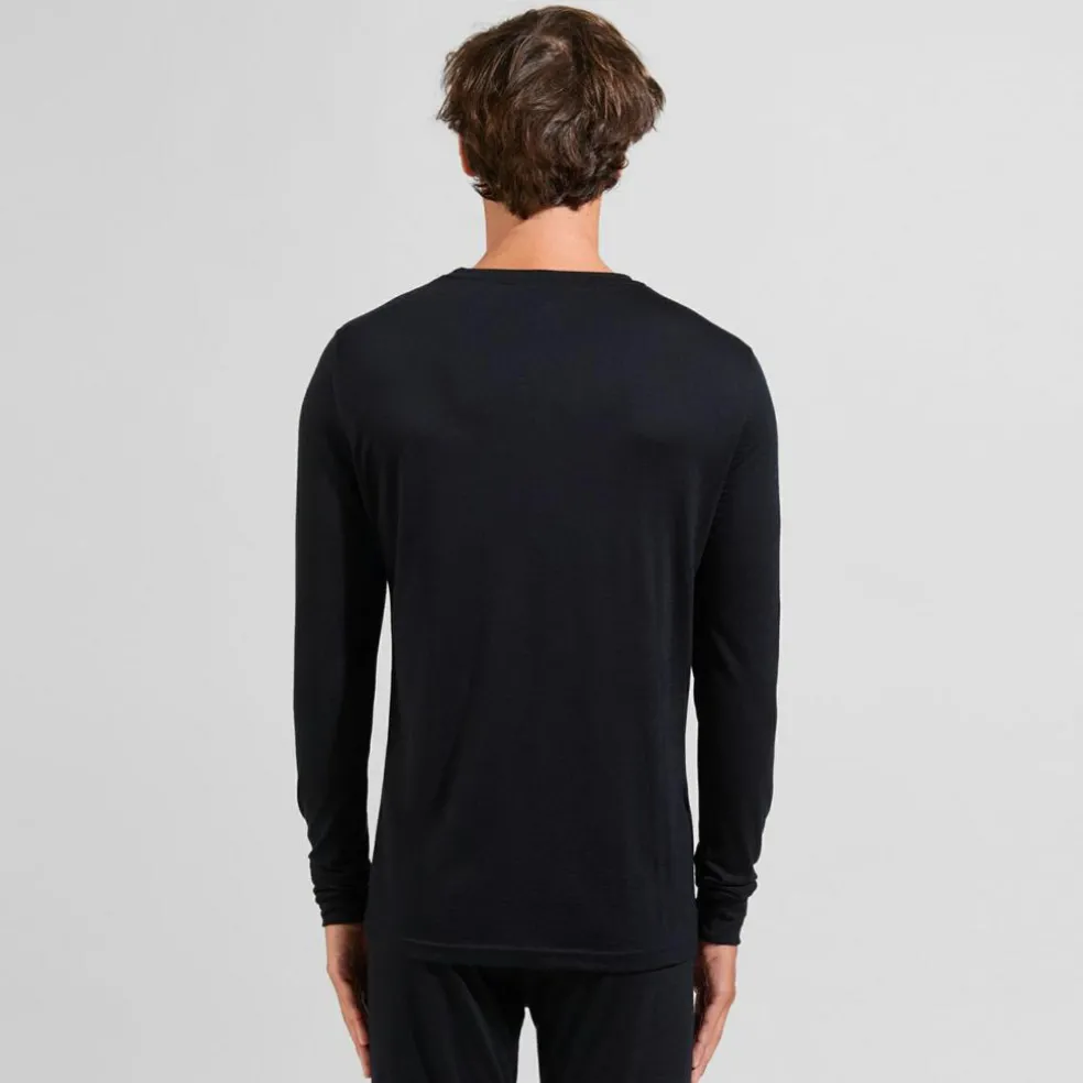 ODLO Natural Merino 200 LS thermoshirt heren black