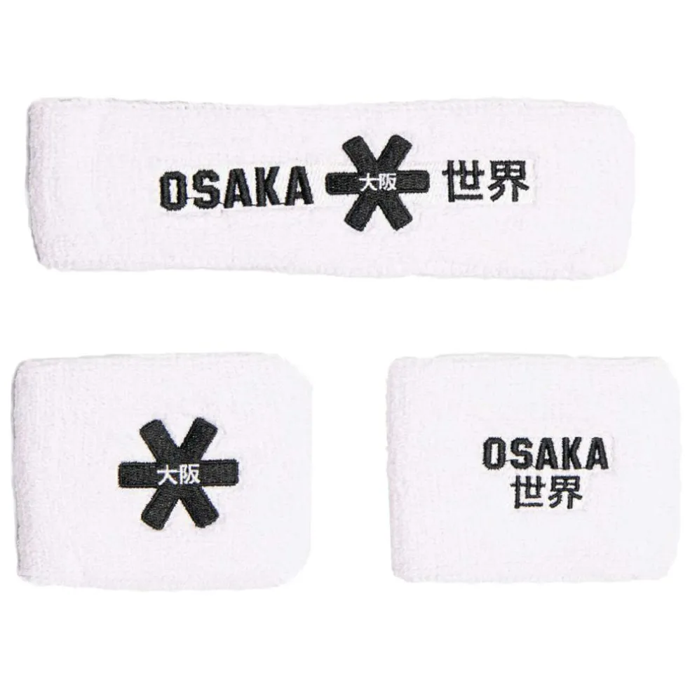 Osaka GDG00049 2.0 zweetband set white black