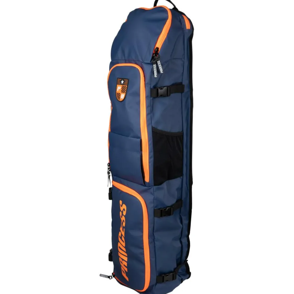 Princess Hockey Premium 5 sticks hockeytas navy orange