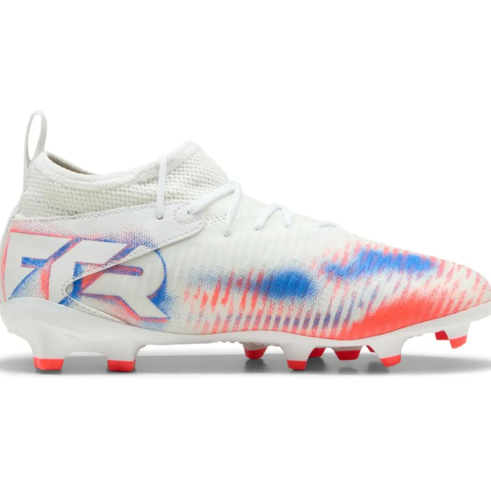 Puma Future 8 Match FG - AG voetbalschoenen junior PUMA white PUMA black glowing red