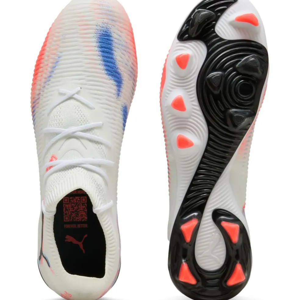 Puma Future 8 Match FG - AG voetbalschoenen PUMA white PUMA black glowing red
