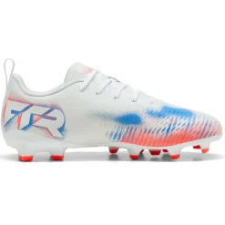 Puma Future 8 Play FG - AG voetbalschoenen junior PUMA white PUMA black glowing red