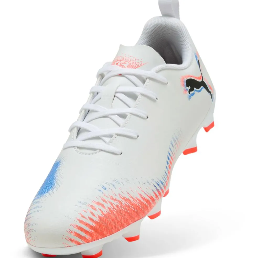 Puma Future 8 Play FG - AG voetbalschoenen junior PUMA white PUMA black glowing red