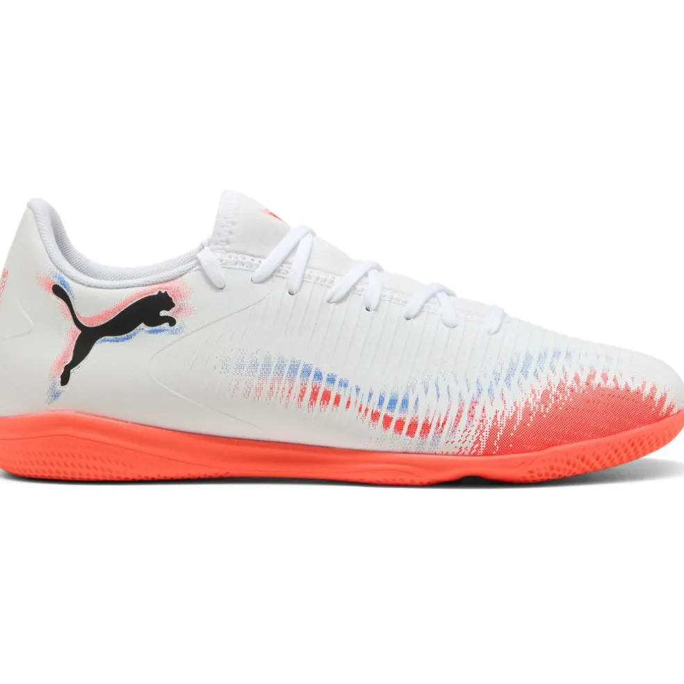 Puma Future 8 Play It IC zaalvoetbalschoenen PUMA white PUMA black glowing red