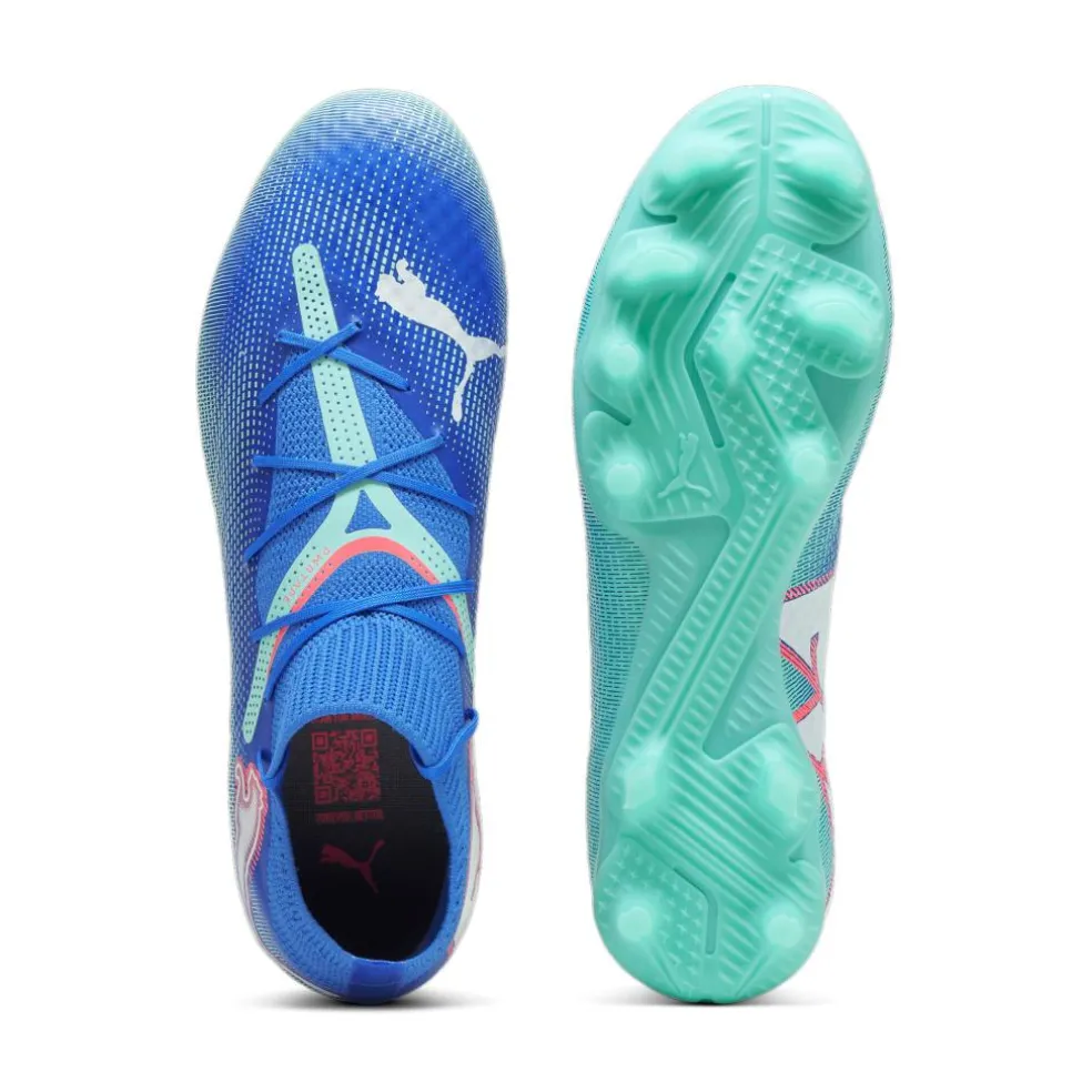 Puma FUTURE 7 PRO FG AG voetbalschoenen heren bluemazing PUMA white electric peppermint