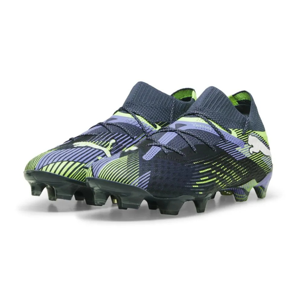 Puma FUTURE 7 ULTIMATE FG AG voetbalschoenen heren grey skies puma white fizzy apple