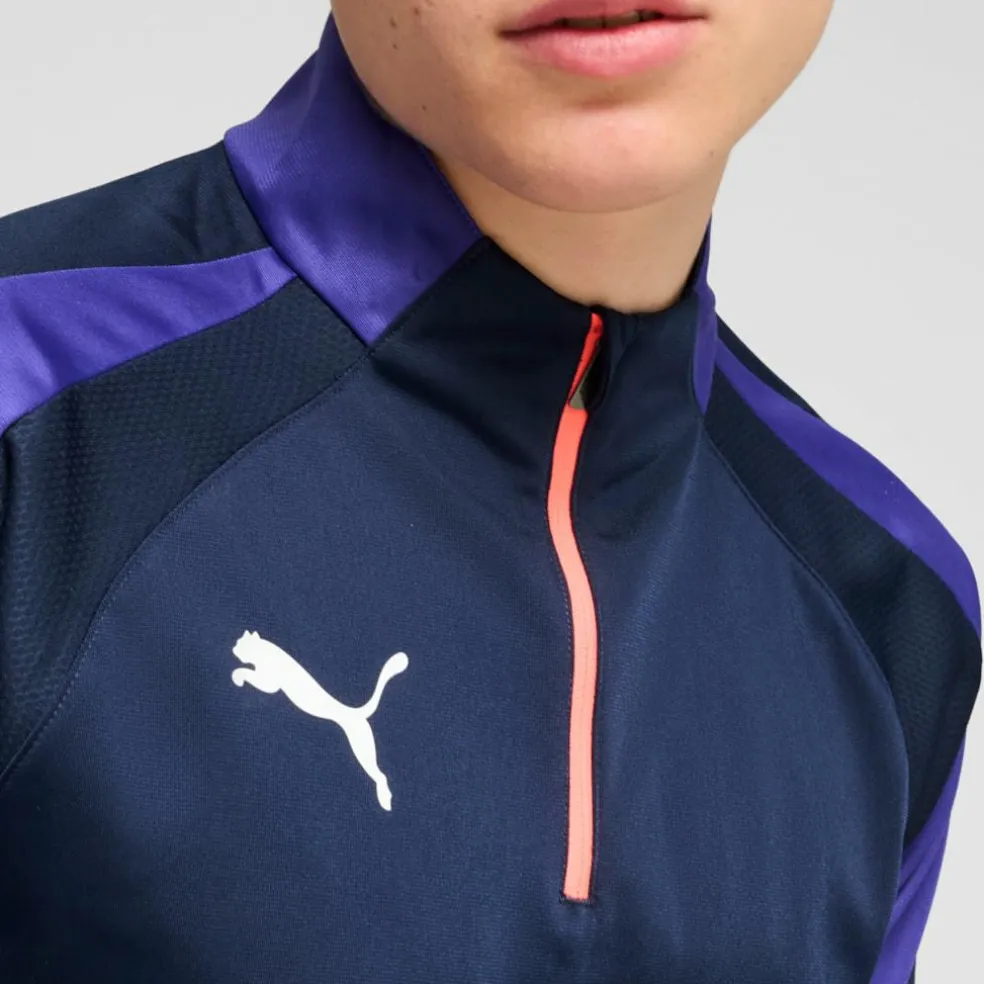 Puma IndividualLIGA 1/4 Zip trainingsshirt heren club navy