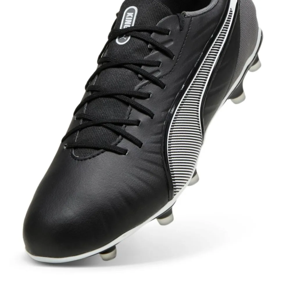 Puma KING MATCH FG AG voetbalschoenen heren PUMA black PUMA white cool dark grey