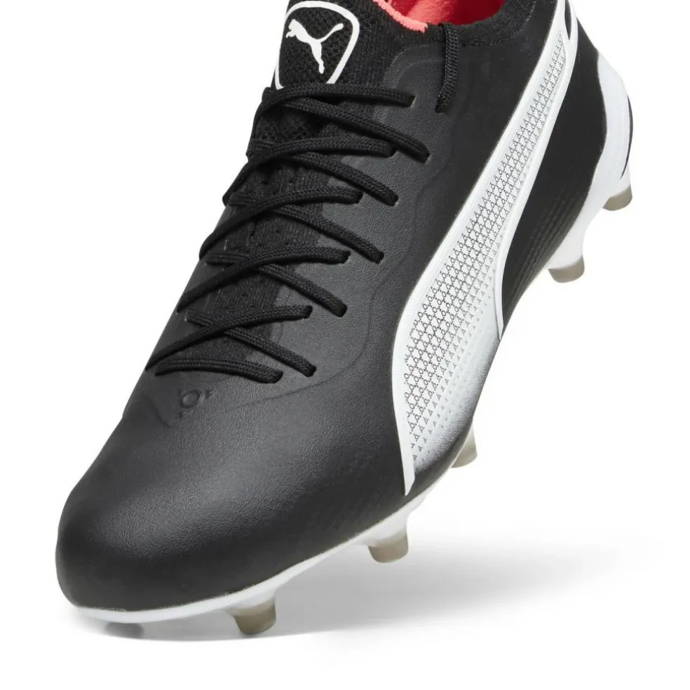 Puma King Ultimate FG AG voetbalschoenen heren PUMA black PUMA white fire orchid