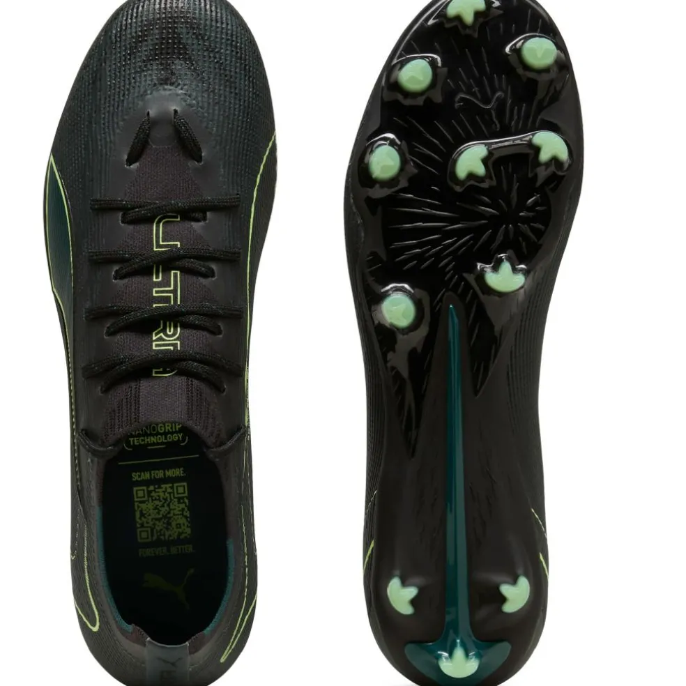 Puma Ultra 6 Pro FG - AG voetbalschoenen PUMA black fizzy light green terrain