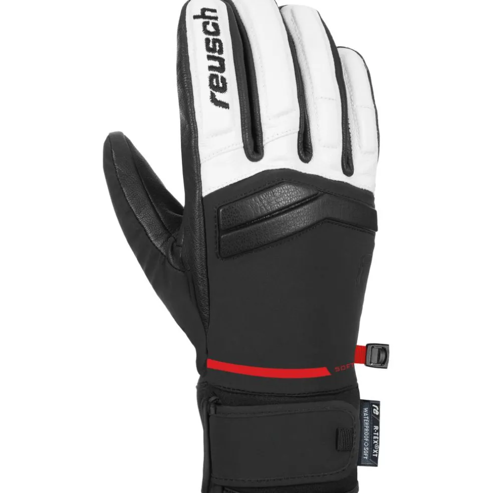 Reusch Dylan R-TEX XT handschoenen heren white black fire red