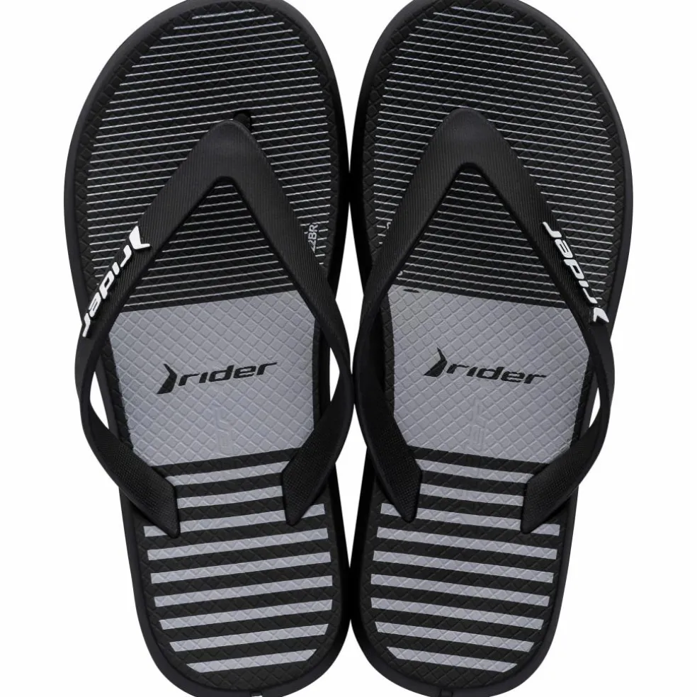 Rider R1 Style Kids slippers junior black grey