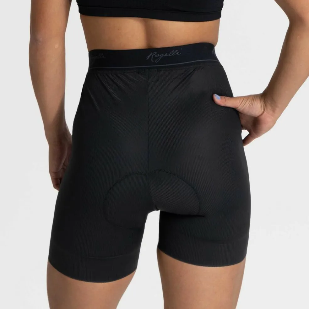 Rogelli Prime fietsonderbroek dames zwart