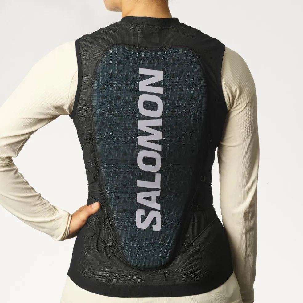 Salomon Flexcell Pro rugbeschermer dames black