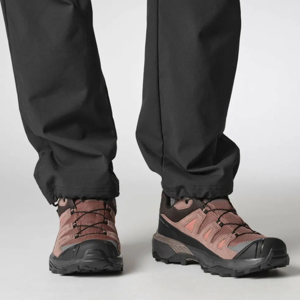 Salomon X ULTRA 360 LEATHER GORE-TEX wandelschoenen dames cognac peppercorn black