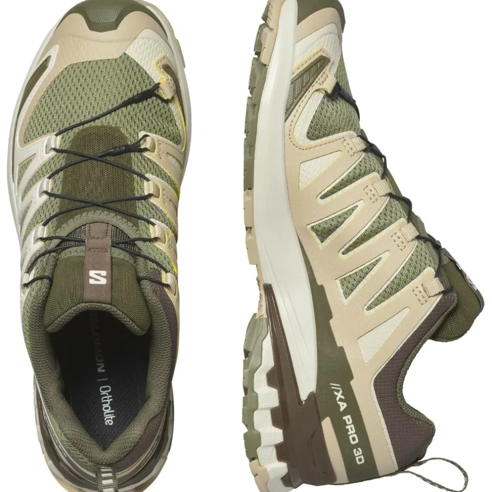 Salomon XA PRO 3D V9 hardloopschoenen heren deep lichen green safari dark earth