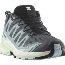 Salomon XA PRO 3D V9 hardloopschoenen dames turbulence iced aqua patina green