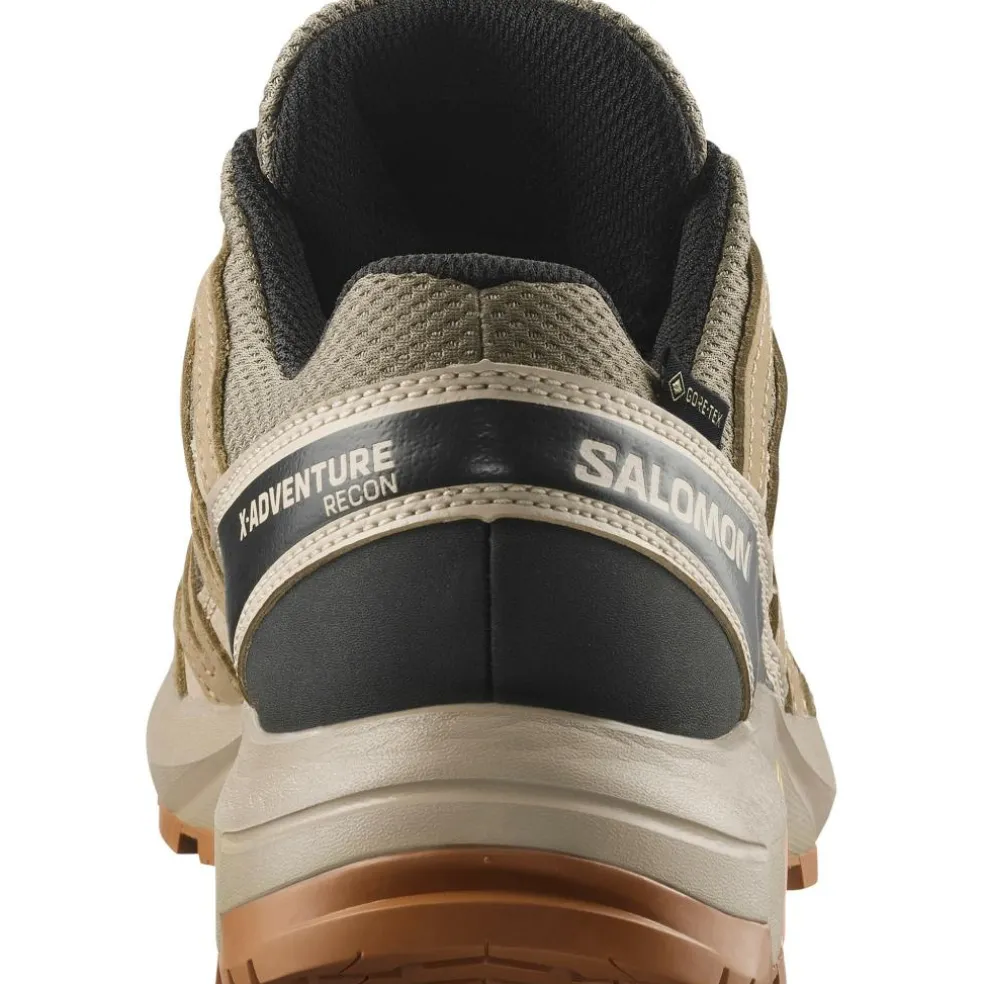Salomon X-ADVENTURE RECON GORE-TEX wandelschoenen dames falcon desert tan hyma pink