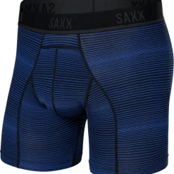 SAXX Kinetic Light-Compression sportonderbroek heren variegated stripe blue