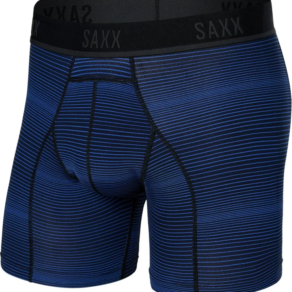 SAXX Kinetic Light-Compression sportonderbroek heren variegated stripe blue