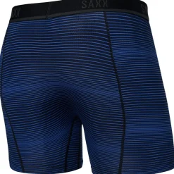 SAXX Kinetic Light-Compression sportonderbroek heren variegated stripe blue