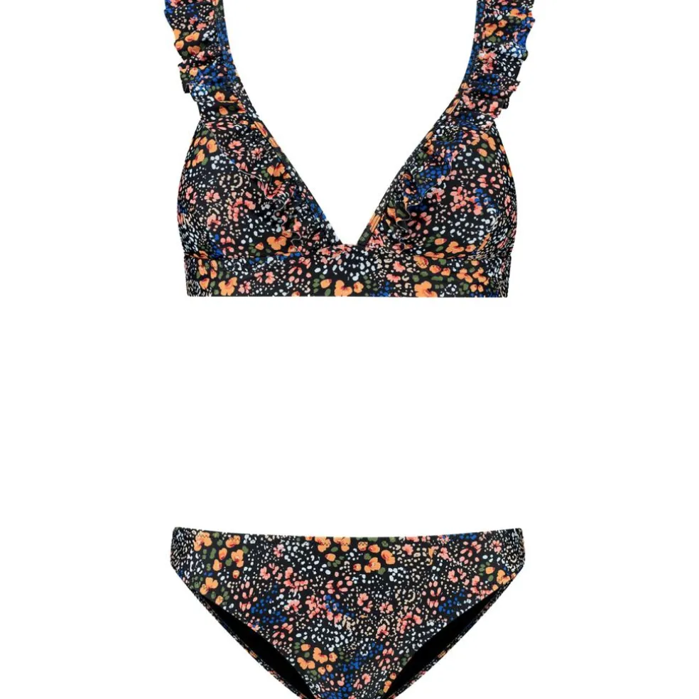 Shiwi BOBBY bikini dames black spotted flower