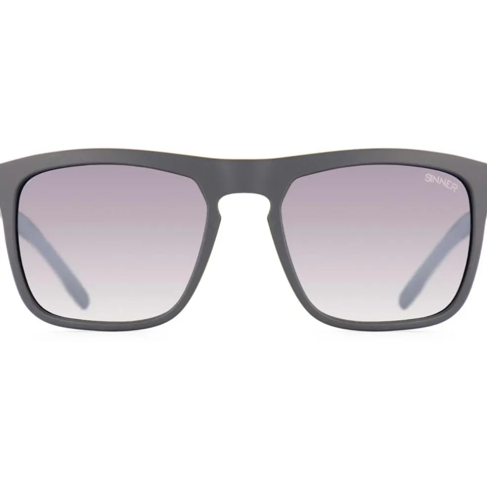 Sinner Thunder Teen zonnebril gradiant smoke matte black