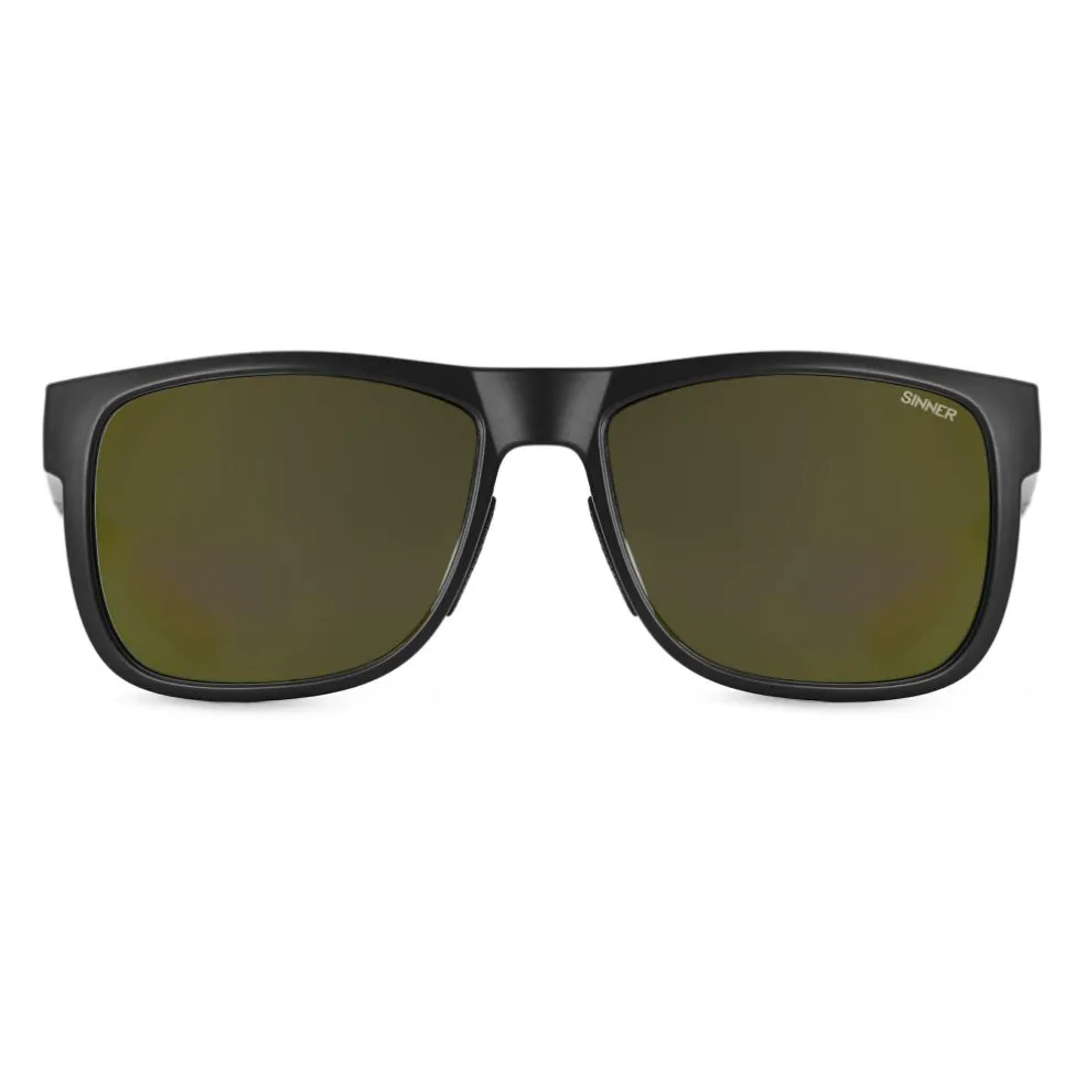 Sinner Totai zonnebril smoke gold matte black