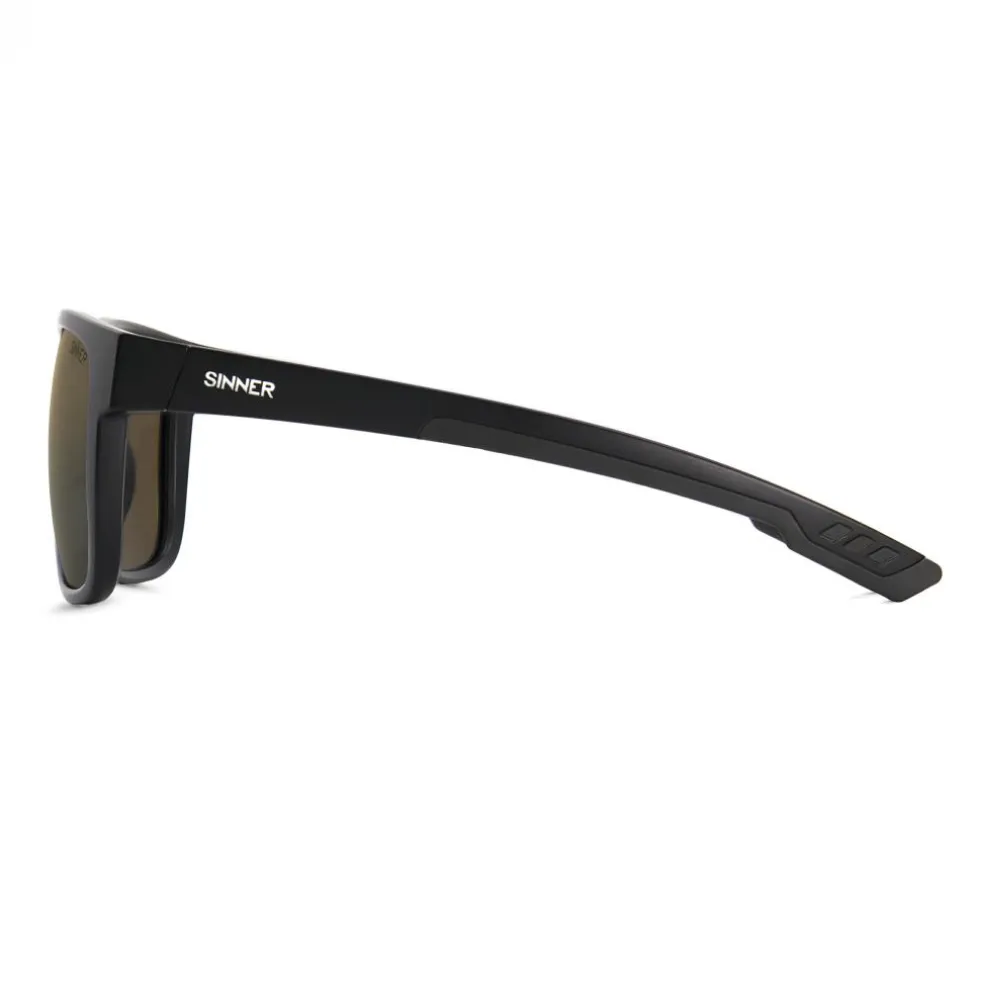Sinner Totai zonnebril smoke gold matte black