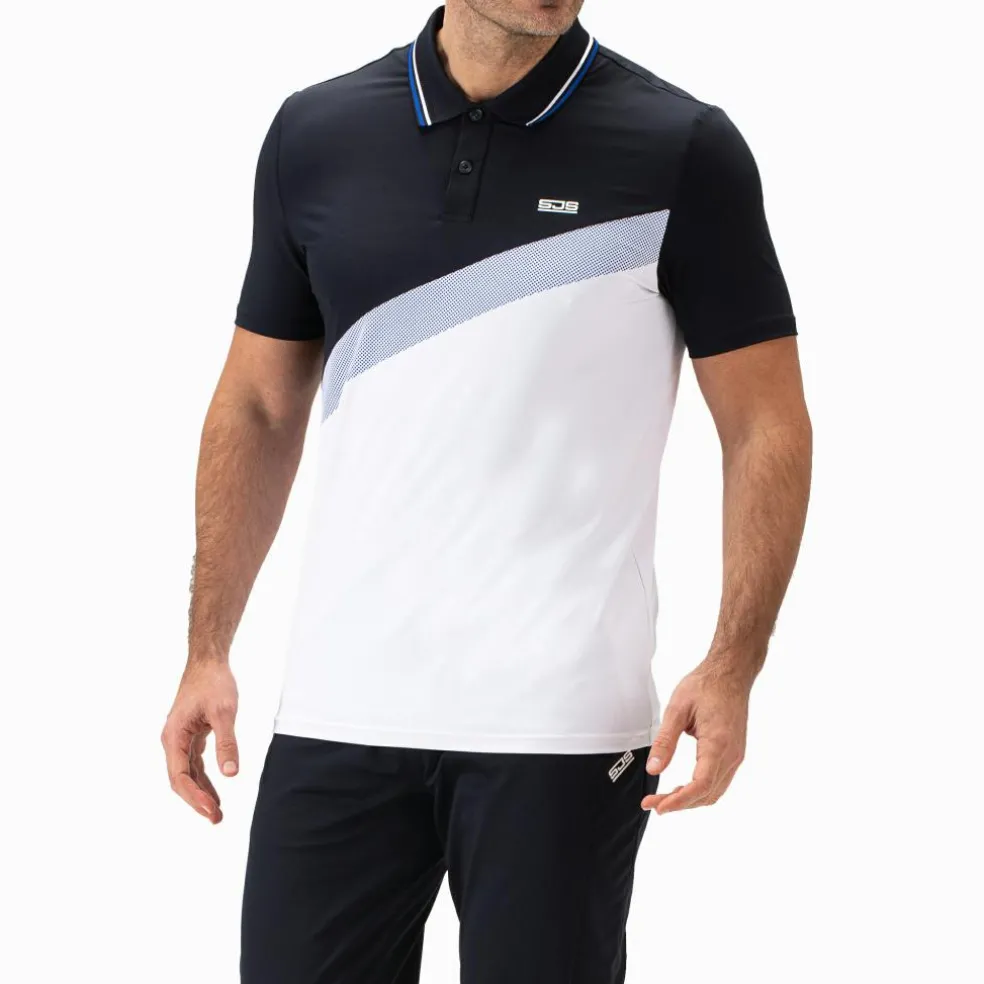 Sjeng Sports Braxon tennispolo heren dark blue