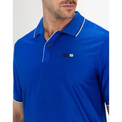 Sjeng Sports Cense tennispolo heren blue neon
