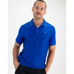 Sjeng Sports Cense tennispolo heren blue neon